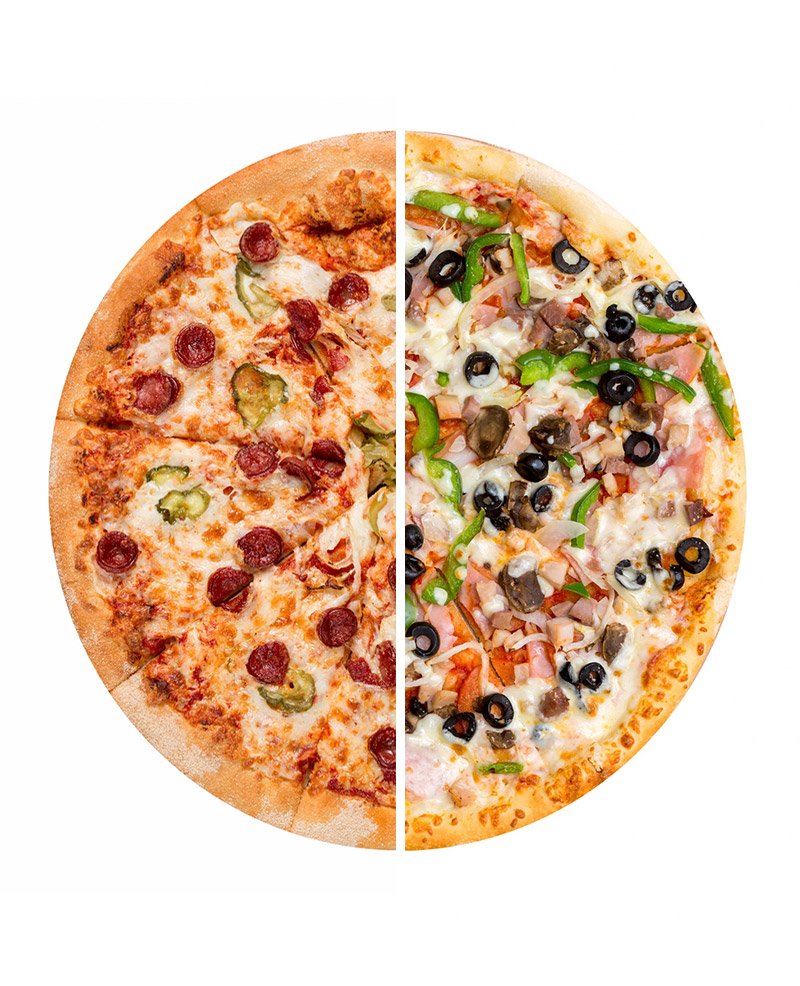 HALF 'N' HALF PIZZA