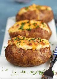CHEESE BAKED POTATOES
